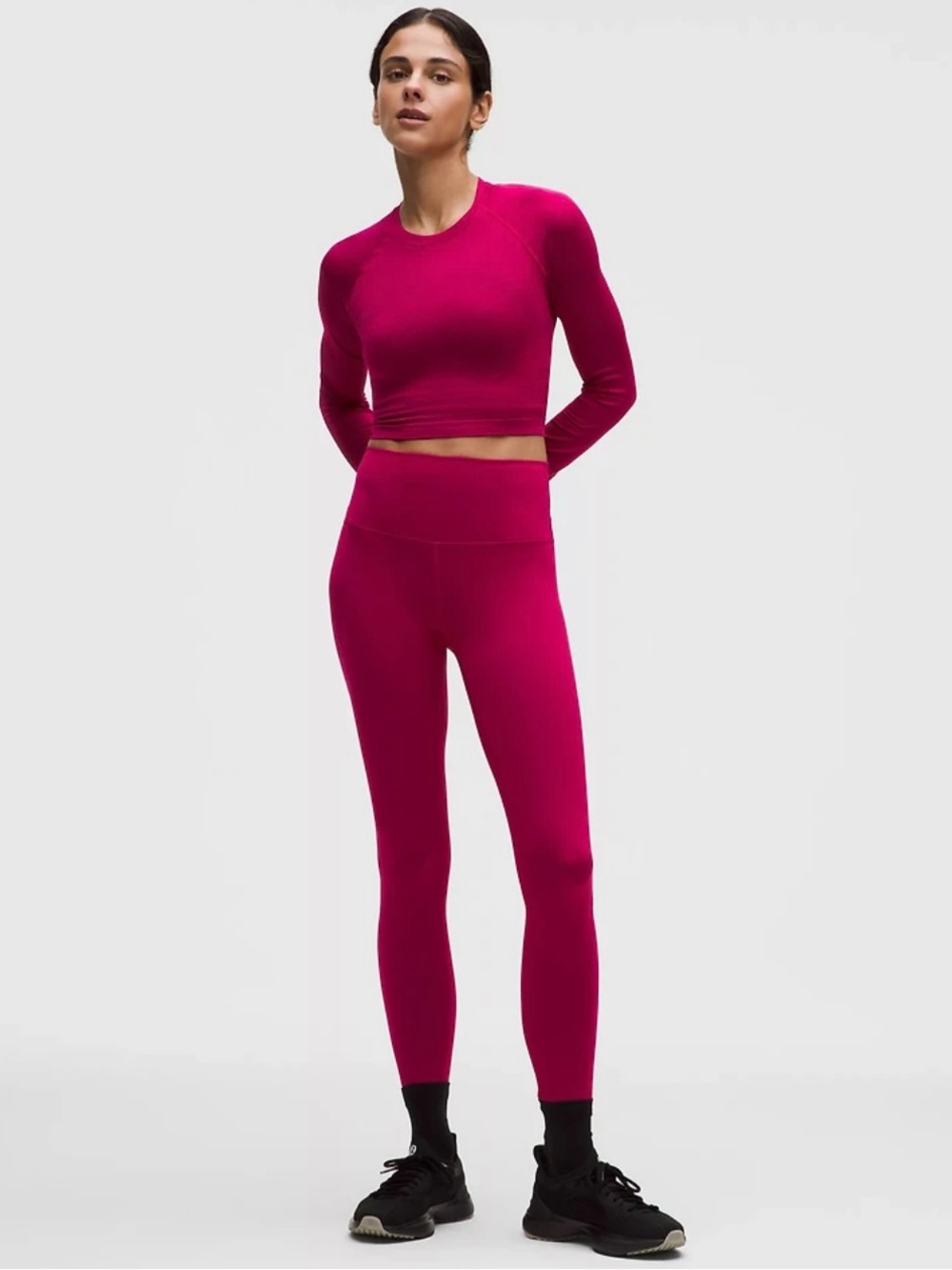 Lululemon Swiftly Tech Cropped Long Sleeve 2.0 Size 6